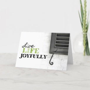 Remerciements Carte de voeux EBONY SHUTTER