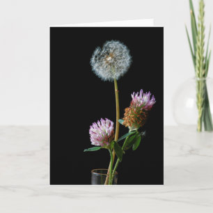 Remerciements Carte de voeux florale prête à personnaliser
