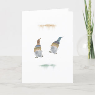 Remerciements Carte de voeux Gnome - vide