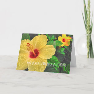 Remerciements Carte de voeux HAWAIIAN SLEVER
