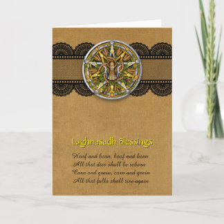 Remerciements Carte de voeux Lughnasadh/Lammas personnalisable