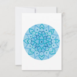 Remerciements Carte de voeux Mandala
