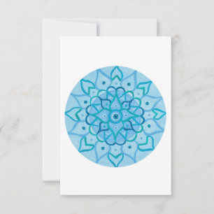 Remerciements Carte de voeux Mandala