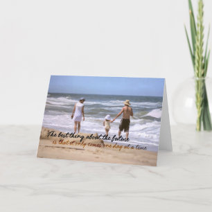 Remerciements Carte de voeux MOMENT PLAGE