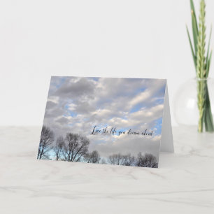 Remerciements Carte de voeux OL'BUTTERMILK SKY