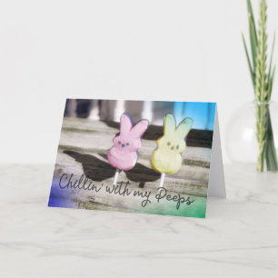 Remerciements Carte de voeux PEEPS CHILL