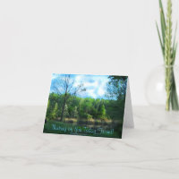 Carte de voeux "Penser à vous"
