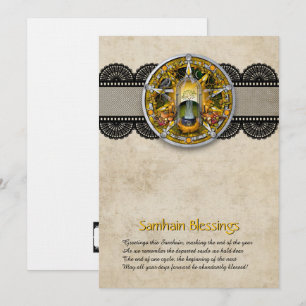 Remerciements Carte de vœux personnalisable de Samhain