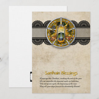 Remerciements Carte de vœux personnalisable de Samhain