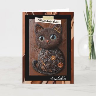 Remerciements Carte de voeux personnalisée pour chocolat