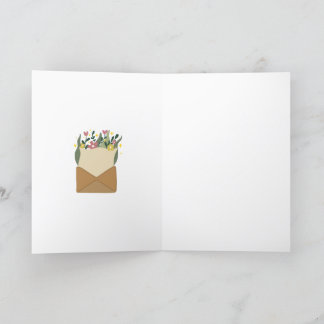 Remerciements carte de vœux personnalisée pour la Saint-Valentin