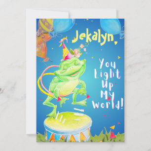 Remerciements Carte de vœux personnalisée pour l'anniversaire de