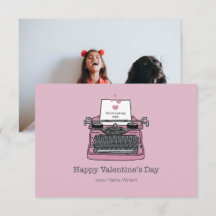 Carte de vœux photo de Saint-Valentin pour la sall