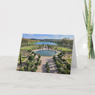 Remerciements Carte de voeux photo Jardins de Versailles