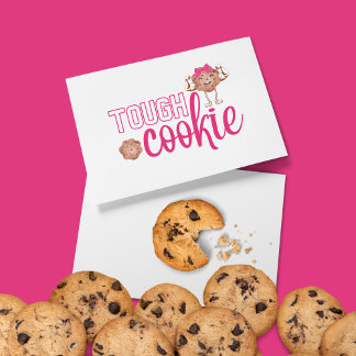 Remerciements Carte de voeux pliée de biscuits robuste