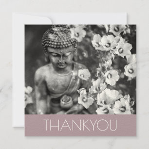 Remerciements Carte de vœux pliées: MERCI: BUDDHA