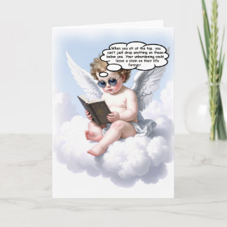 Remerciements Carte de voeux poétique Cherub Wisdom