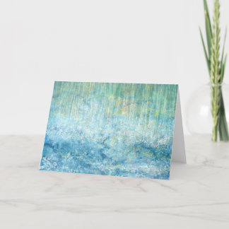 Remerciements Carte de voeux pour chats en pluie par Iris Grace 