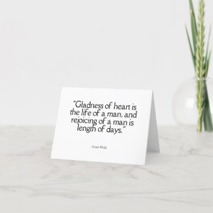 Remerciements Carte de voeux pour l'écriture inspirée