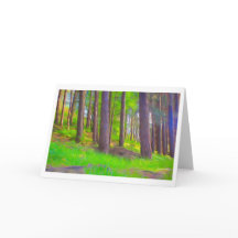 Carte de voeux pour les illustrations naturelles