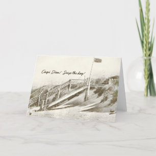 Remerciements Carte de voeux RED FLAG DAME