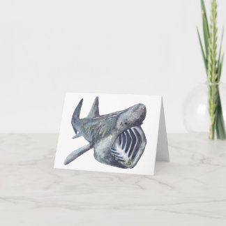 Remerciements Carte de vœux Requin pèlerin