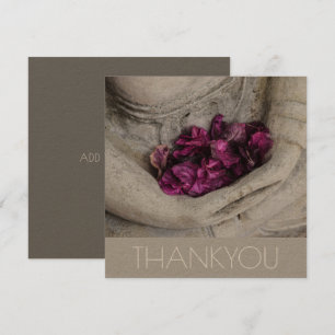 Remerciements Carte de vœux simple: MERCI: BUDDHA