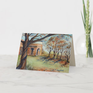 Remerciements Carte de voeux - The Valley Garden Harrogate