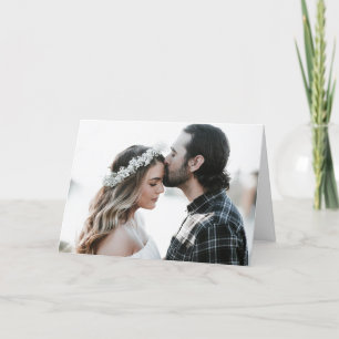 Remerciements Carte de vœux vierge avec photo personnalisée