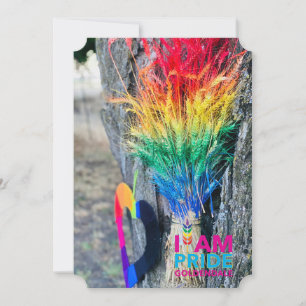 Remerciements Carte de voeux vierge I AM PRIDE 5x7