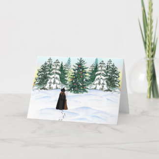 Remerciements Carte de voeux Yule Magick