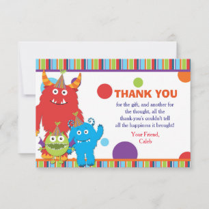 Remerciements Carte d'invitation de remerciement pour fête d'ann