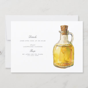 Remerciements Carte du dîner de répétition d'aquarelle méditerra