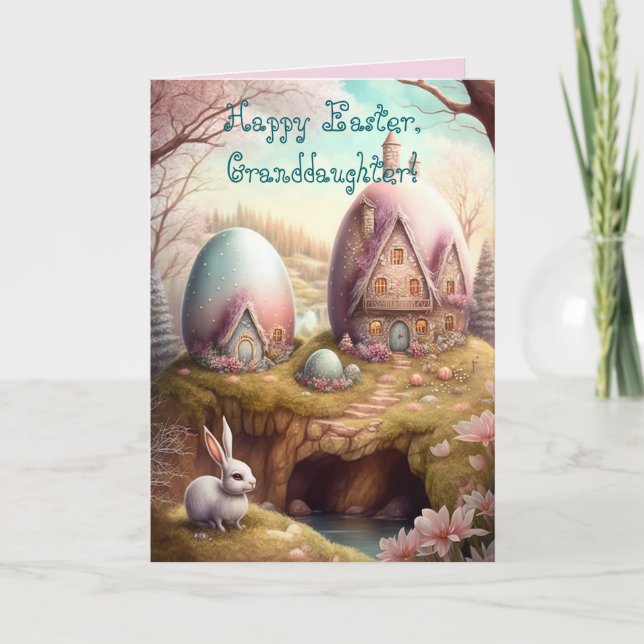REMERCIEMENTS CARTE GRAND-FILLE DE EASTER VILLAGE (Devant)