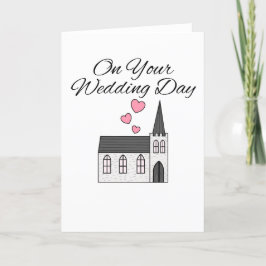 Remerciements Carte Mariage de l'église Christian Religieux