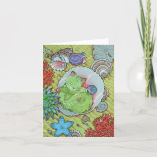 Remerciements Carte mignonne de SOMMEIL de chat d'affirmation