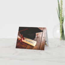 Carte personnalisée de diplôme