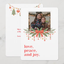 Carte photo de Noël
