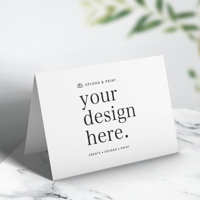 Remerciements Carte pliée | Téléchargement de conception Carte d (Versatile 5x7 folded card template for business, events, weddings, special occasions & more!)