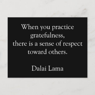 Remerciements - Carte postale