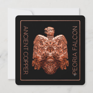 Remerciements Carte restaurée de l'Ancien Falcon de Peoria en cu
