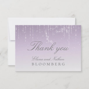 Remerciements Carte RSVP de Mariage du Planétarium Chuppah