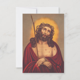 Remerciements Carte Sainte de l'Homme des Douleurs | Pater Noste