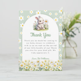 Remerciements C'est un garçon Teddy Bear Baby shower Carte de re