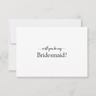Remerciements Élégant Script Serez-Vous Ma Carte De Femme D'Accu