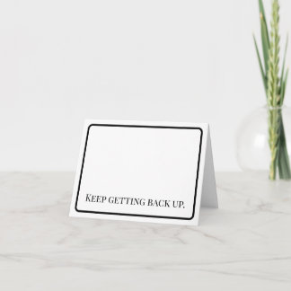 Remerciements Encouragement : Carte de Motivation
