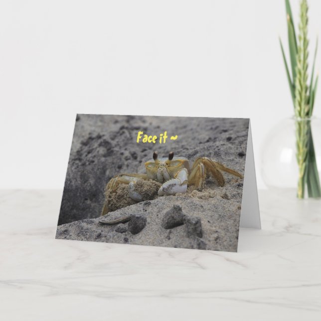 REMERCIEMENTS FAITES FACE À ELLE CARTE DE RELATION ÉCHOUÉE (Devant)