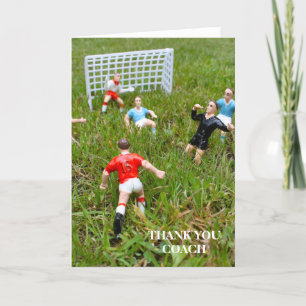 Remerciements Footballeur/Merci de football Carte de voeux de l'