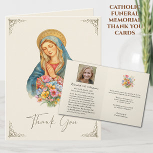 Remerciements funéraires catholiques Bienheureuse