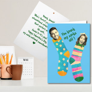 Remerciements Funny Face   Une carte de vœux amusante pour la Sa